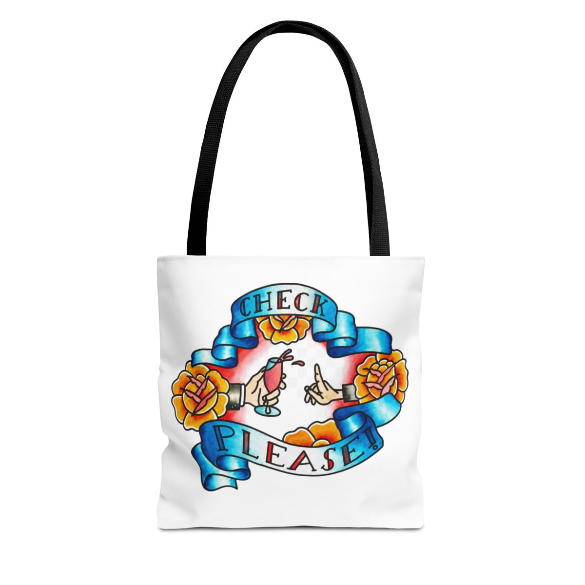 check please last podcast tattoo art T-Shirts - alternate angle 2, merchandise