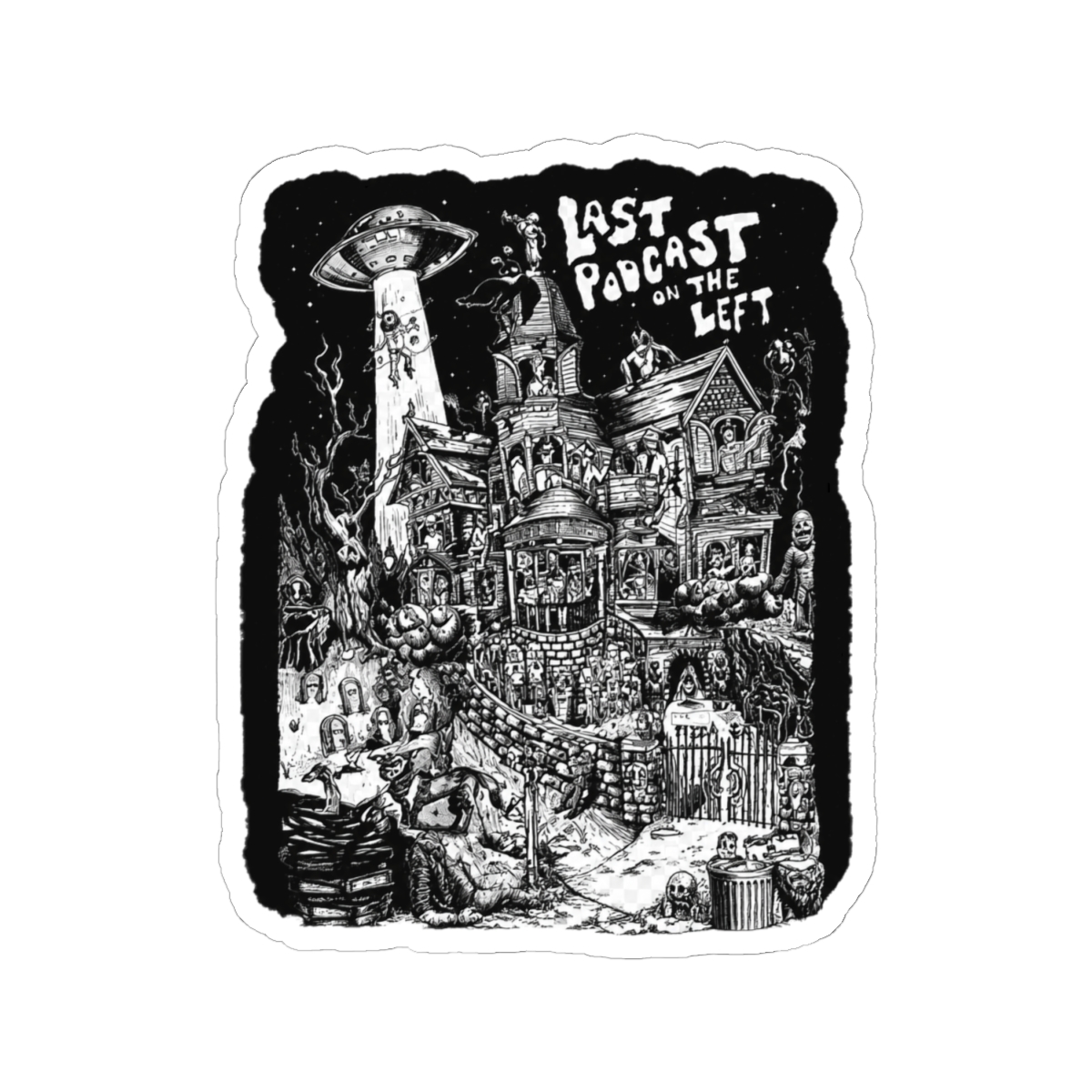 The Last Castle On The Left Sticker