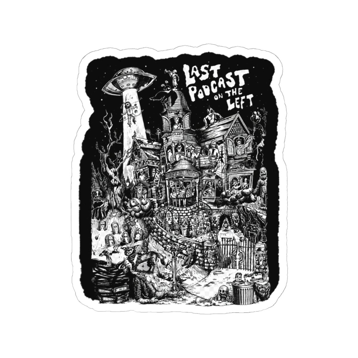 The Last Castle On The Left Sticker