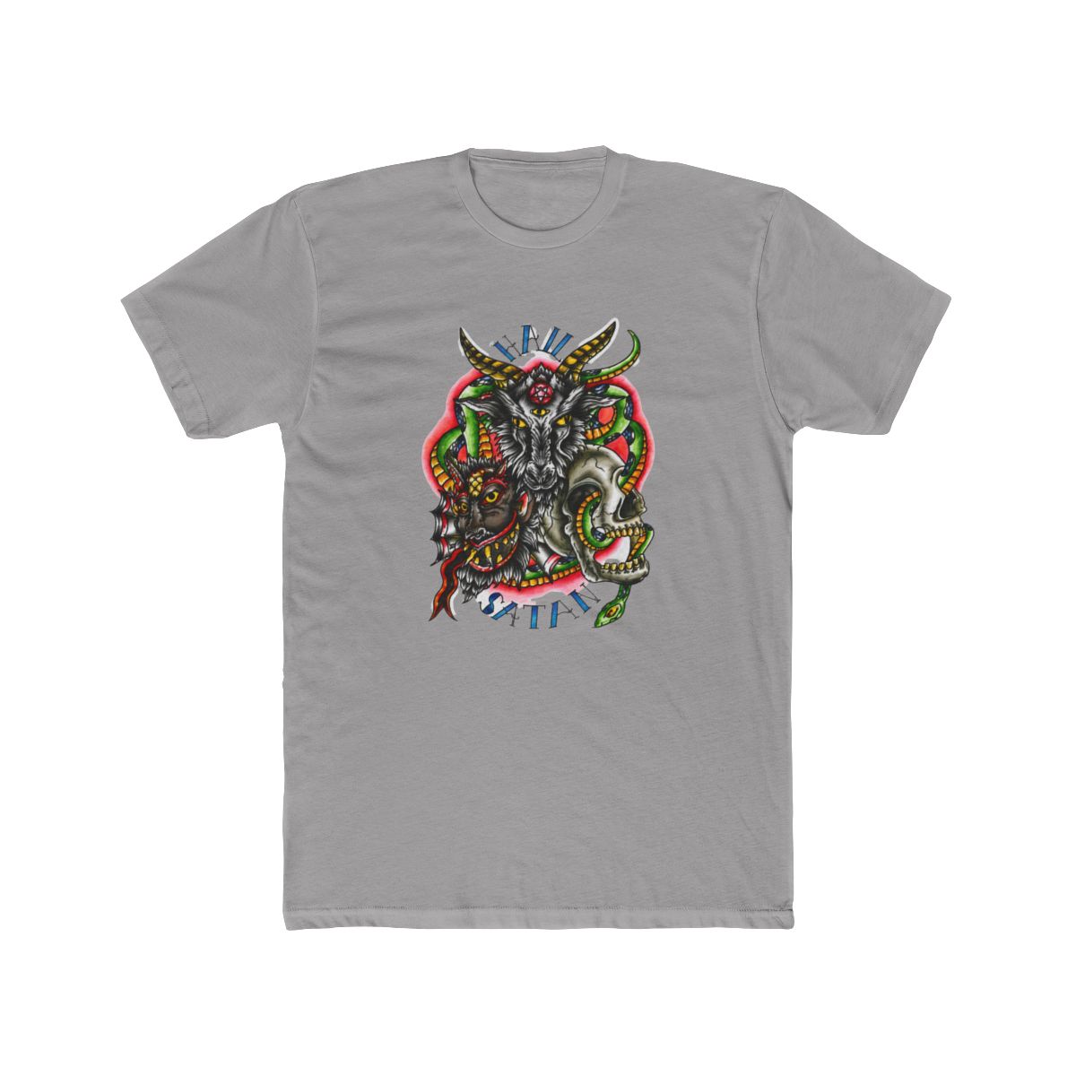 hail satan tattoo art T Shirt - alternate angle 2, merchandise