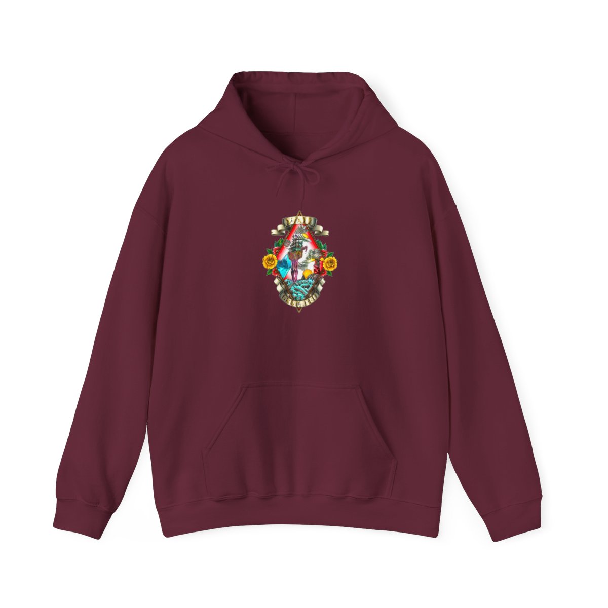 hail yourself, remake artwork Kids Hoodie - alternate angle 2, merchandise